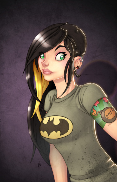 geek girl by Mike Henry