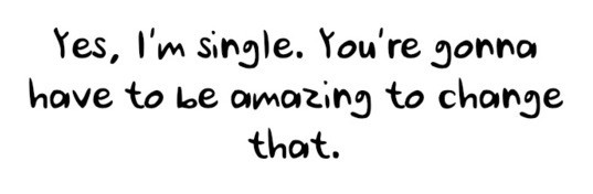 yes I'm single