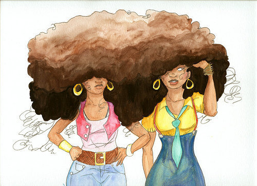 big hair, don't care