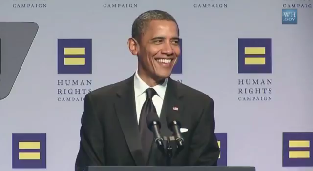 Obama sings Born This Way
